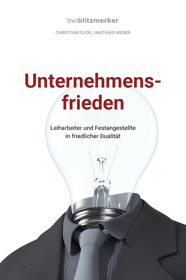 Buchcover für bwlBlitzmerker: Unternehmensfrieden