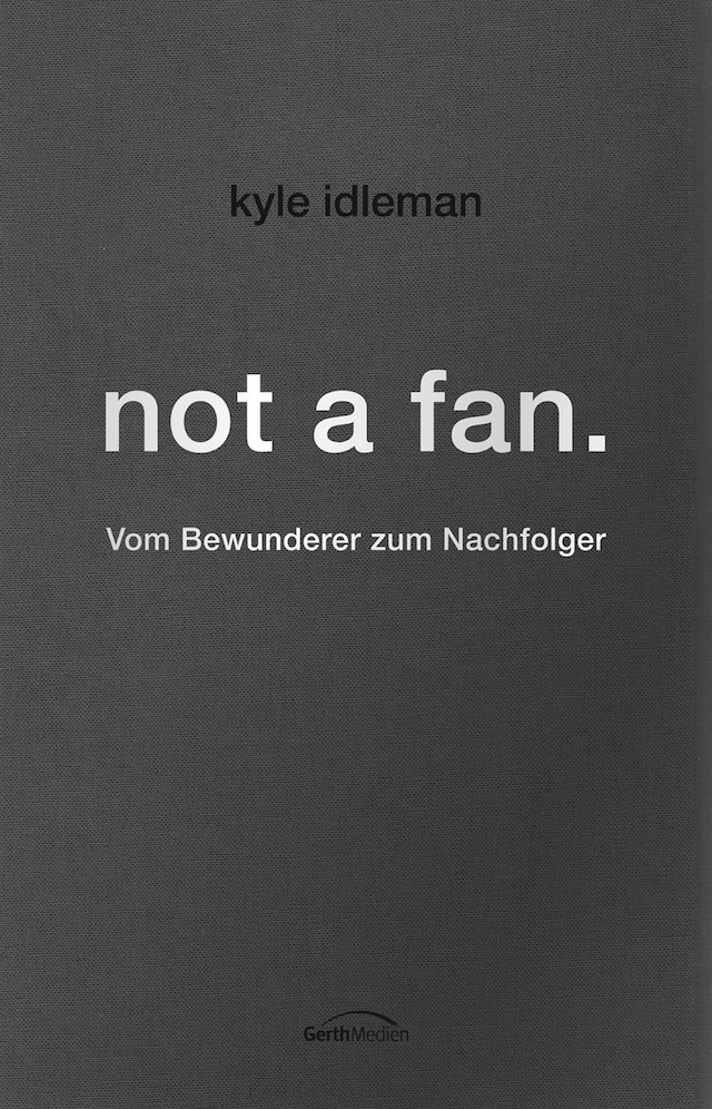 Book cover for not a fan.