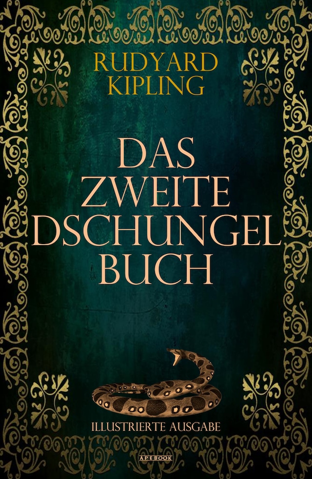 Book cover for Das Zweite Dschungelbuch (Illustrierte Ausgabe)