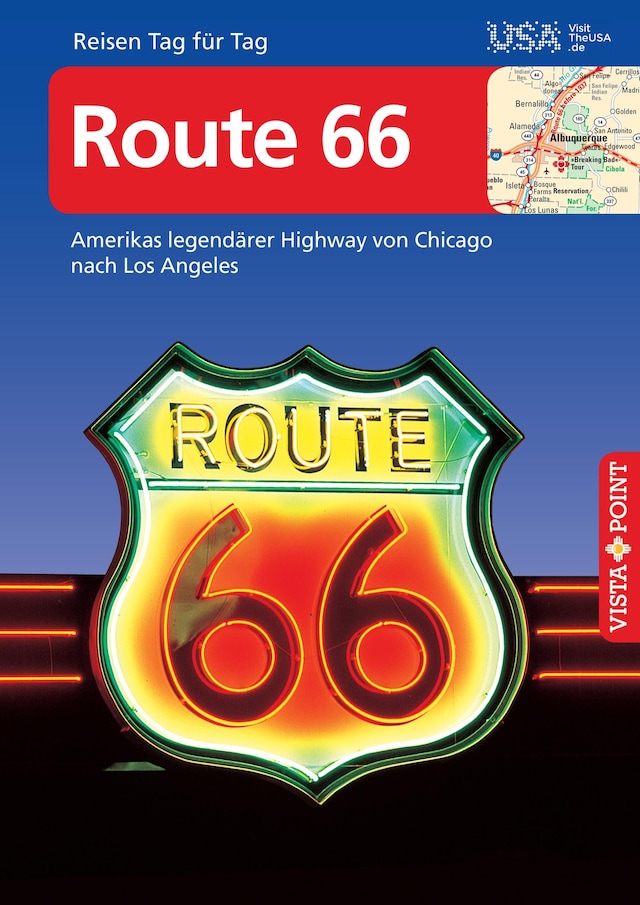 Kirjankansi teokselle Route 66 - VISTA POINT Reiseführer Reisen Tag für Tag