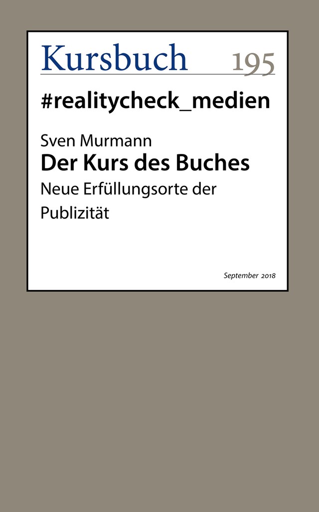 Book cover for Der Kurs des Buches