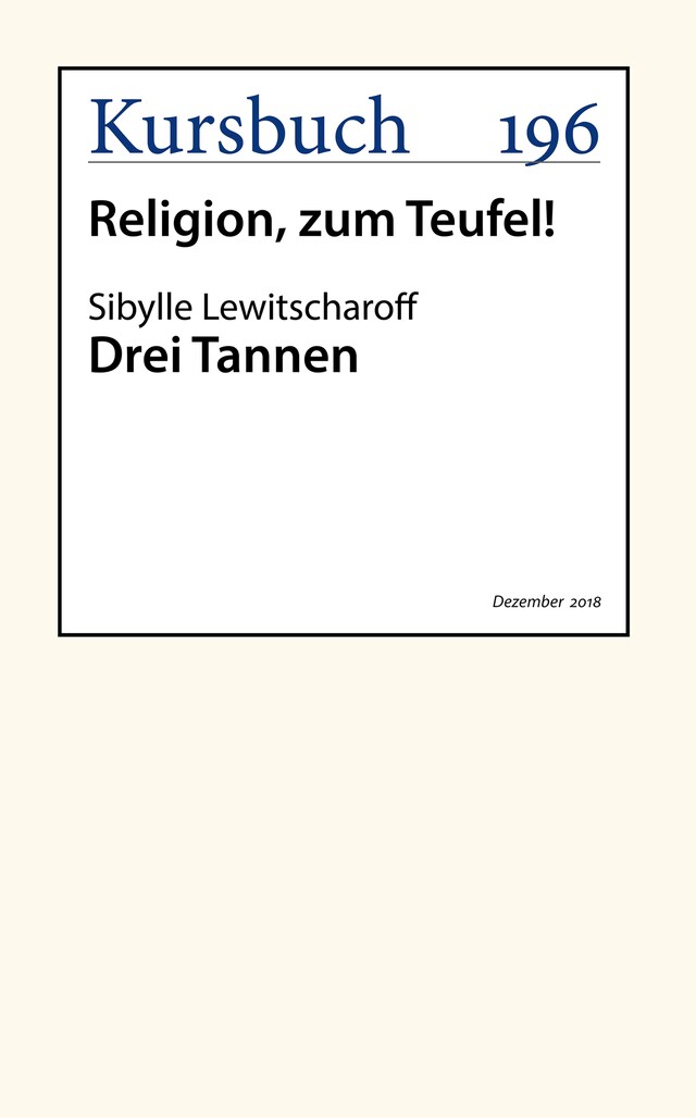 Couverture de livre pour Drei Tannen