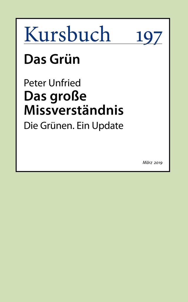 Book cover for Das große Missverständnis