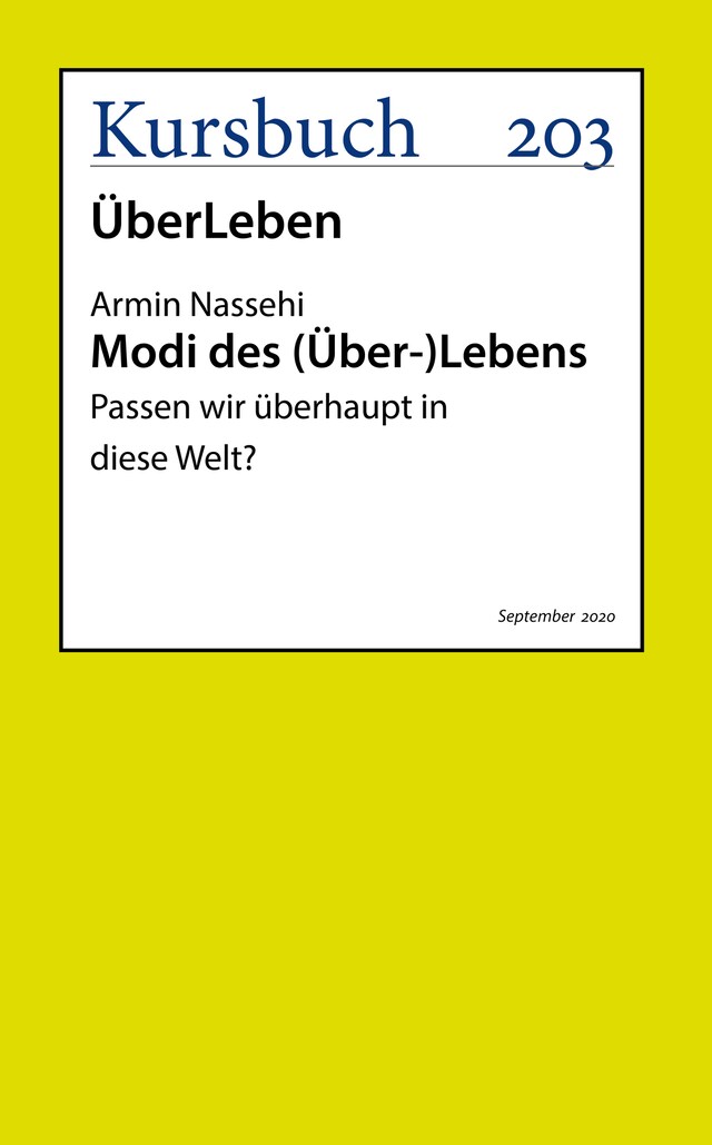 Copertina del libro per Modi des (Über-)Lebens