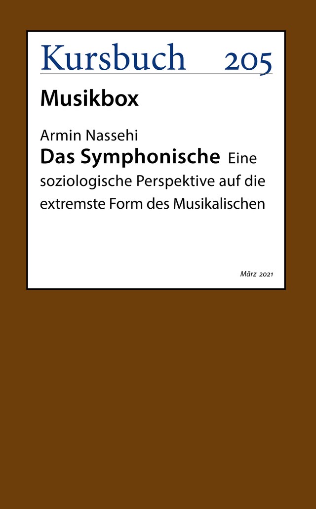 Boekomslag van Das Symphonische