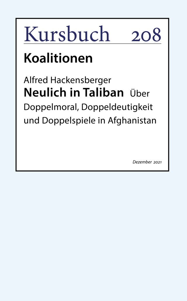 Book cover for Neulich in Taliban