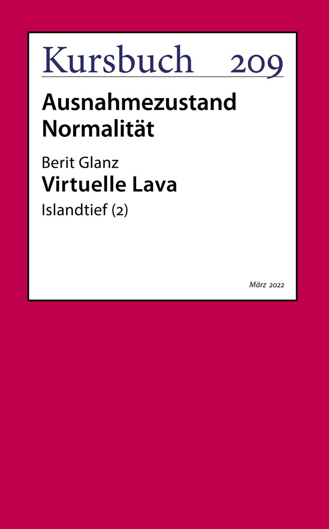 Buchcover für Virtuelle Lava