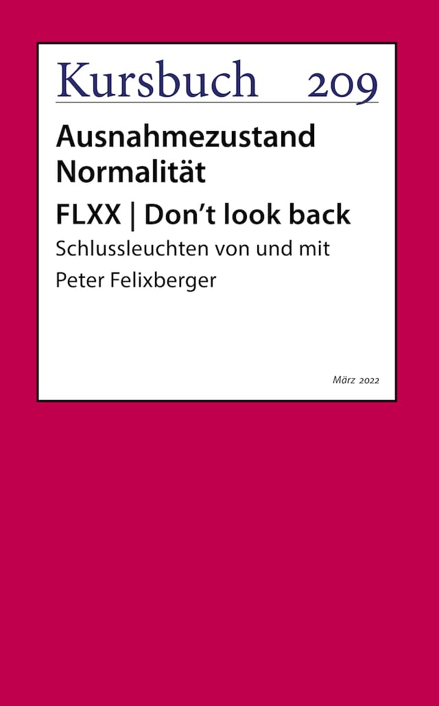 Okładka książki dla FLXX | Don't look back