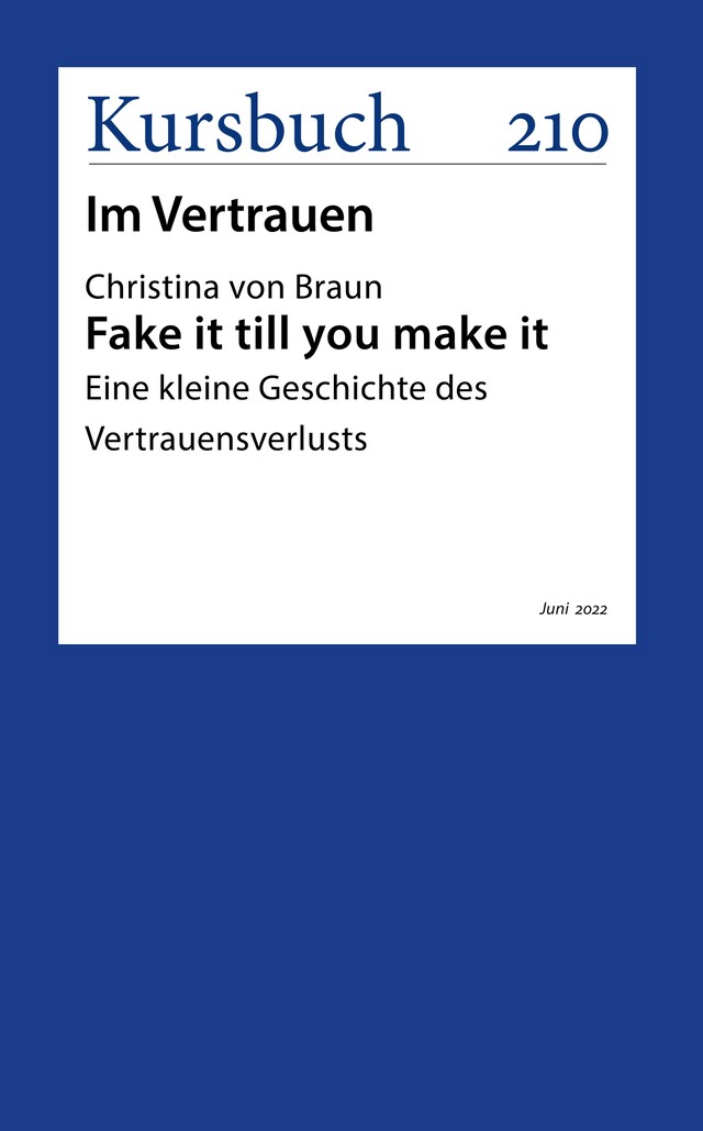 Boekomslag van Fake it till you make it