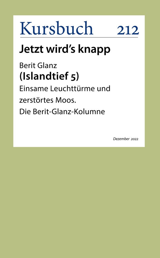 Okładka książki dla Einsame Leuchttürme und zerstörtes Moos