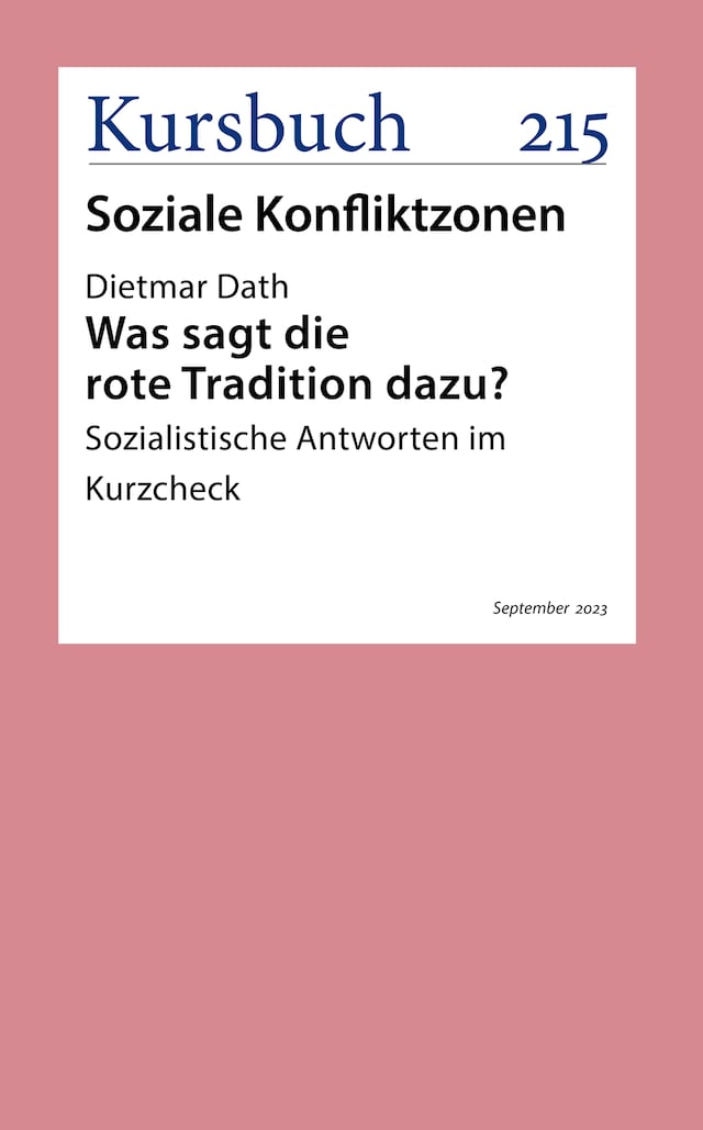 Book cover for Was sagt die rote Tradition dazu?