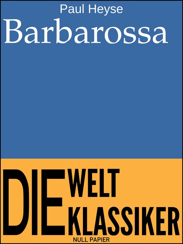 Kirjankansi teokselle Barbarossa