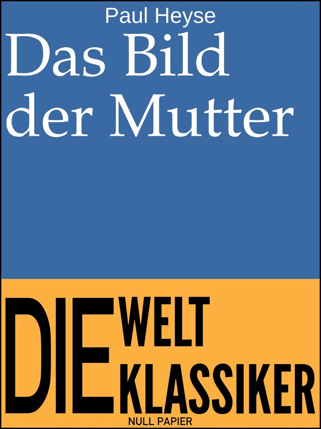 Book cover for Das Bild der Mutter