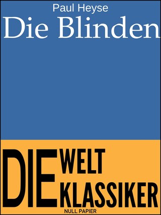 Die Blinden bookCoverFor