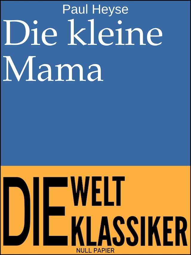 Book cover for Die kleine Mama