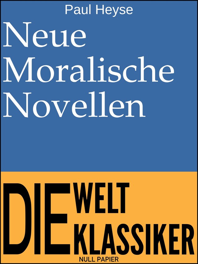 Book cover for Neue Moralische Novellen