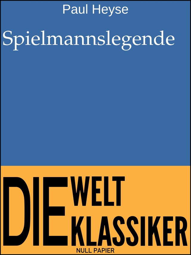 Book cover for Spielmannslegende