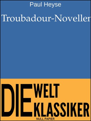 Troubadour-Novellen bookCoverFor