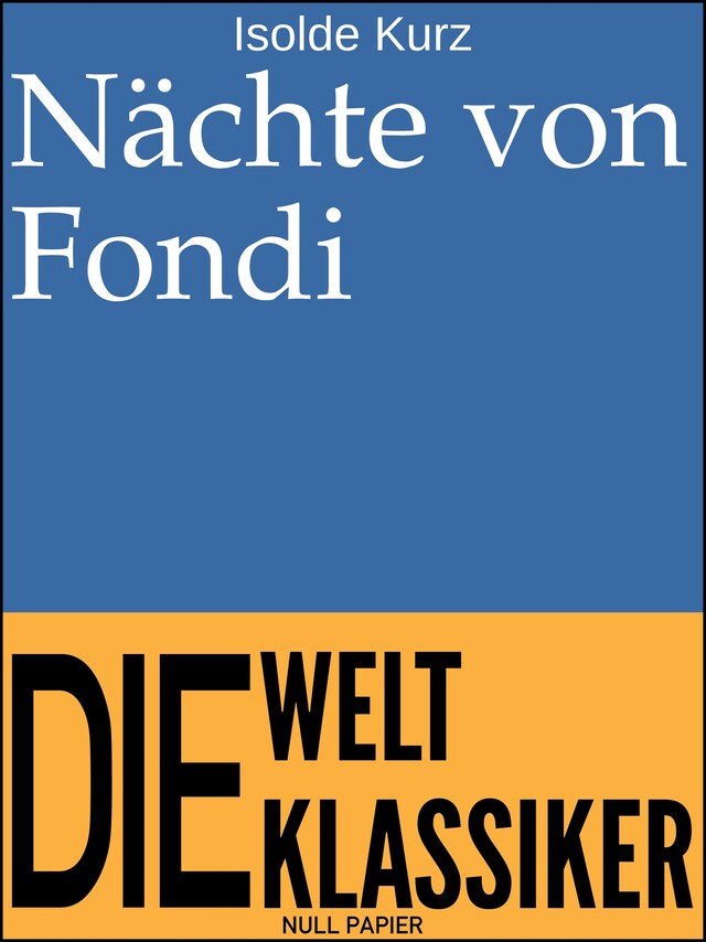 Okładka książki dla Nächte von Fondi