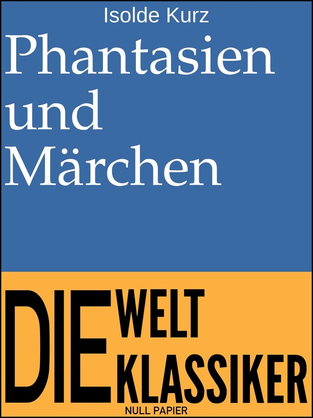 Book cover for Phantasien und Märchen