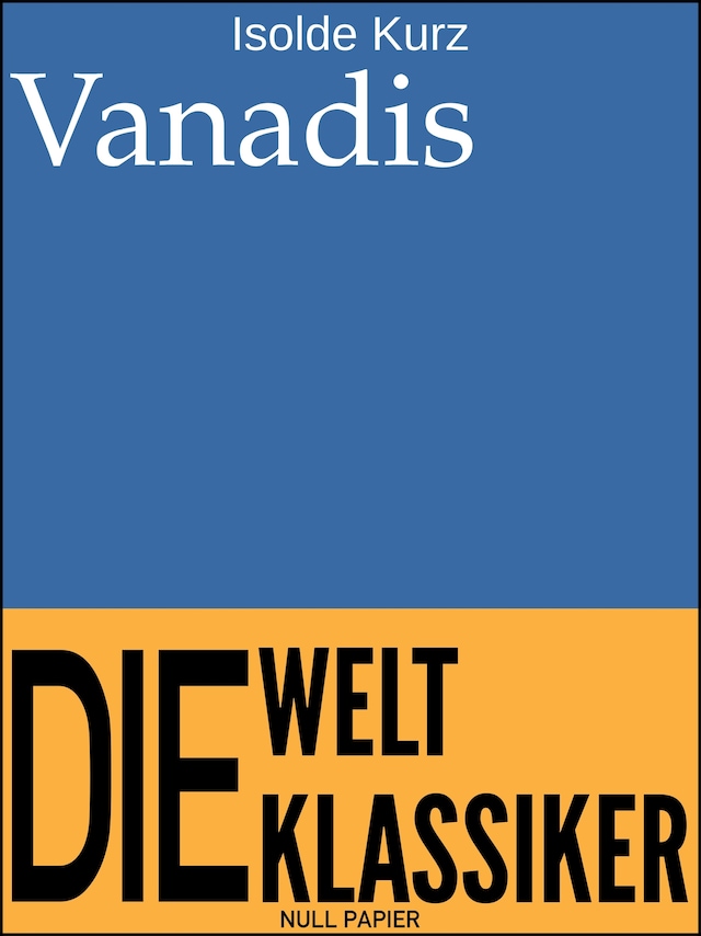 Buchcover für Vanadis