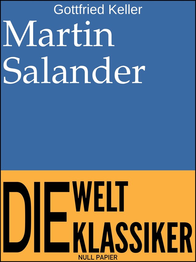Copertina del libro per Martin Salander