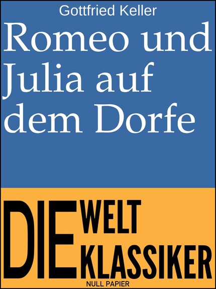 Romeo und Julia auf dem Dorfe bookCoverFor