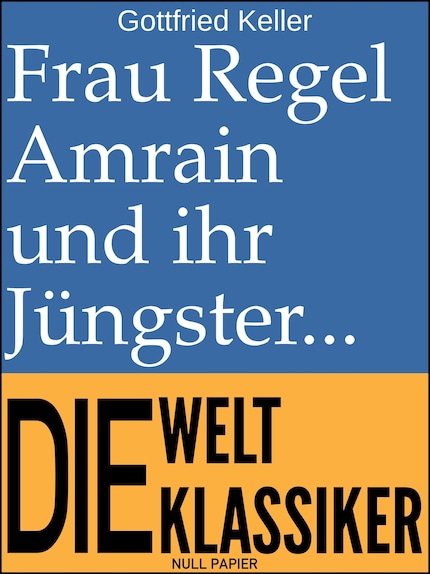 Frau Regel Amrain und ihr Jüngster bookCoverFor