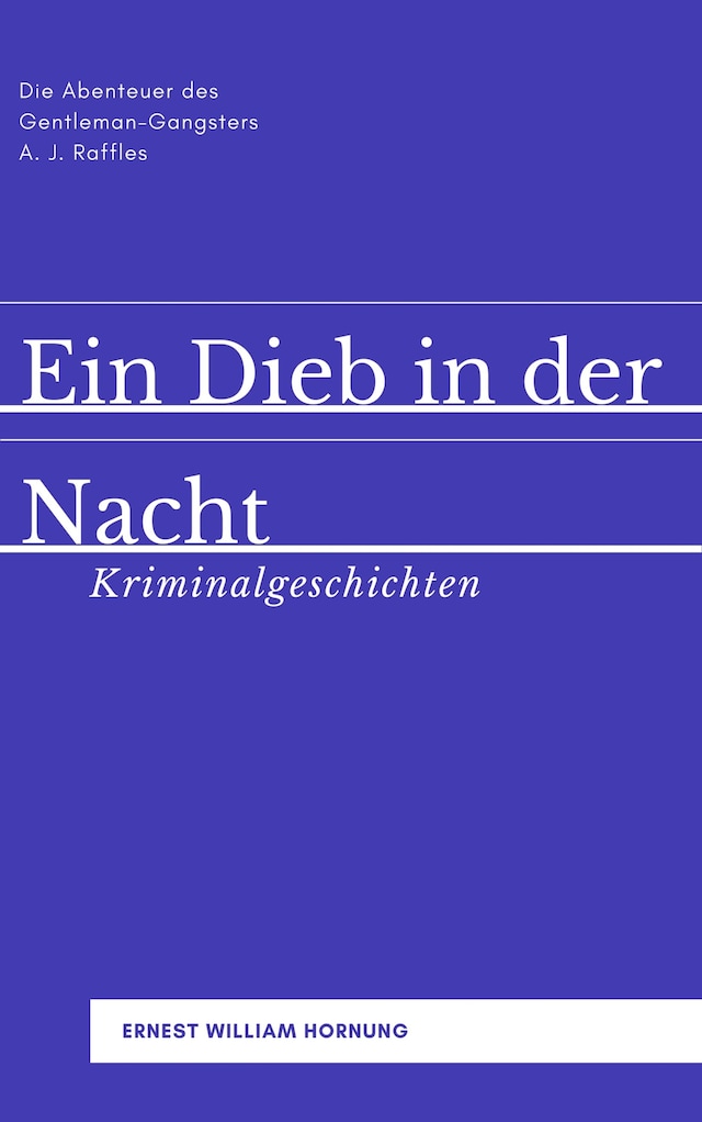 Book cover for Ein Dieb in der Nacht