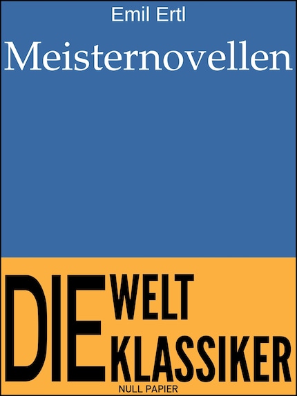 Meisternovellen bookCoverFor
