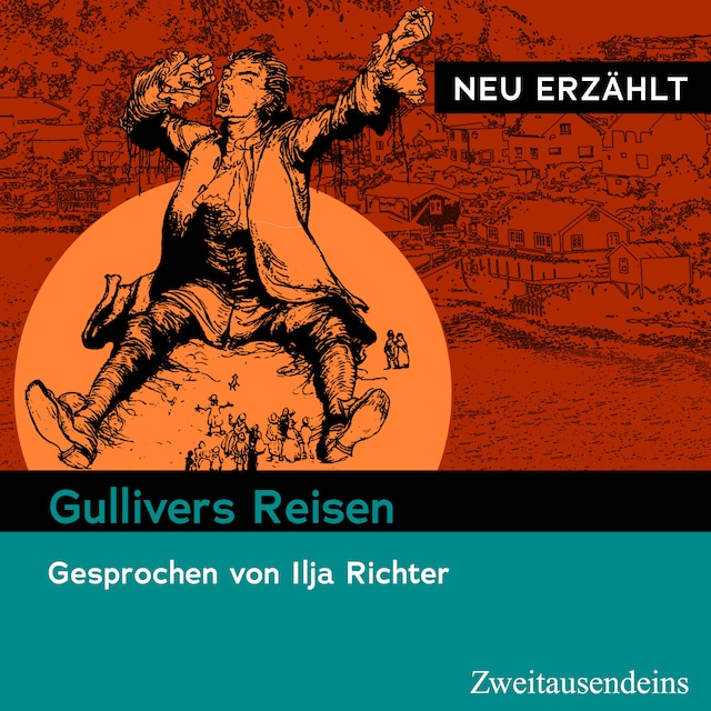 Boekomslag van Gullivers Reisen – neu erzählt