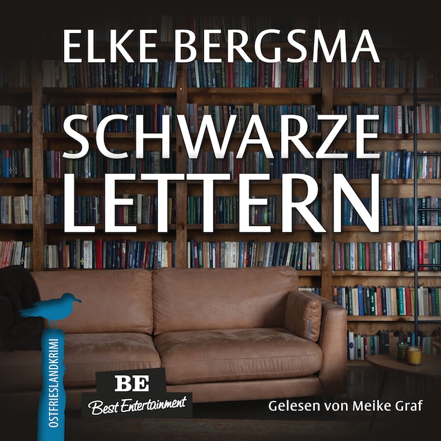Buchcover für Schwarze Lettern - Ostfrieslandkrimi