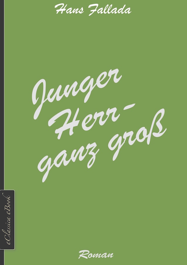 Book cover for Junger Herr - ganz groß