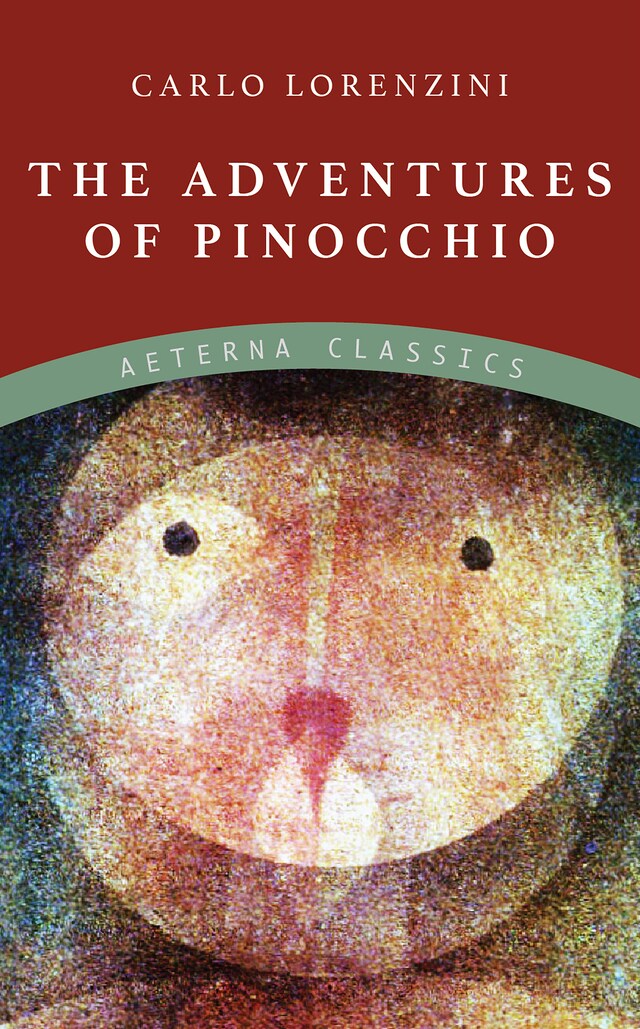Kirjankansi teokselle The Adventures of Pinocchio