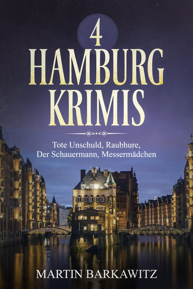 Copertina del libro per 4 Hamburg Krimis