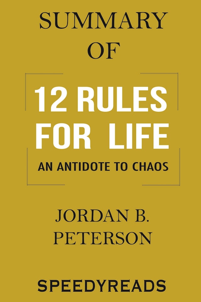 Okładka książki dla Summary of 12 Rules for Life
