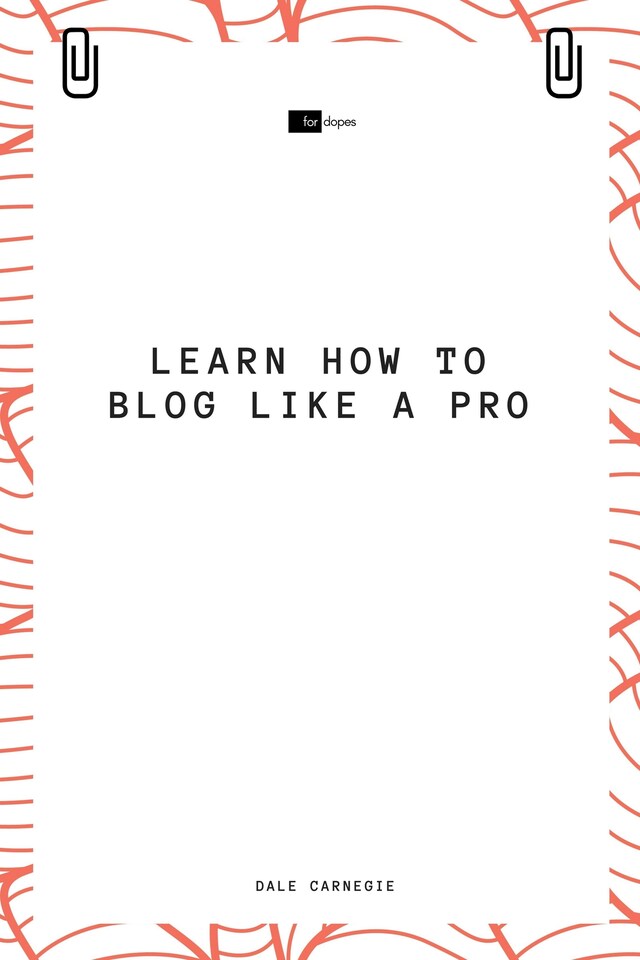 Buchcover für Learn How to Blog Like a Pro