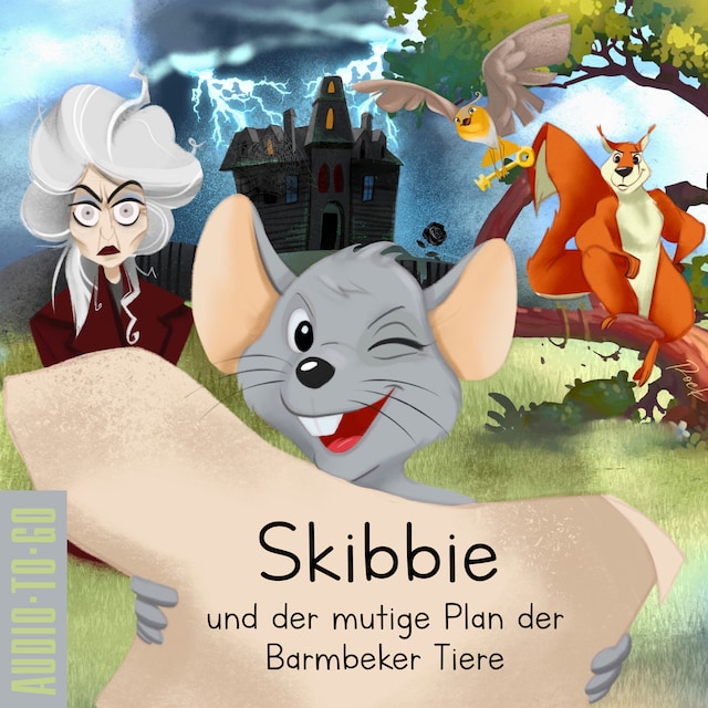 Book cover for Skibbie und der mutige Plan der Barmbeker Tiere