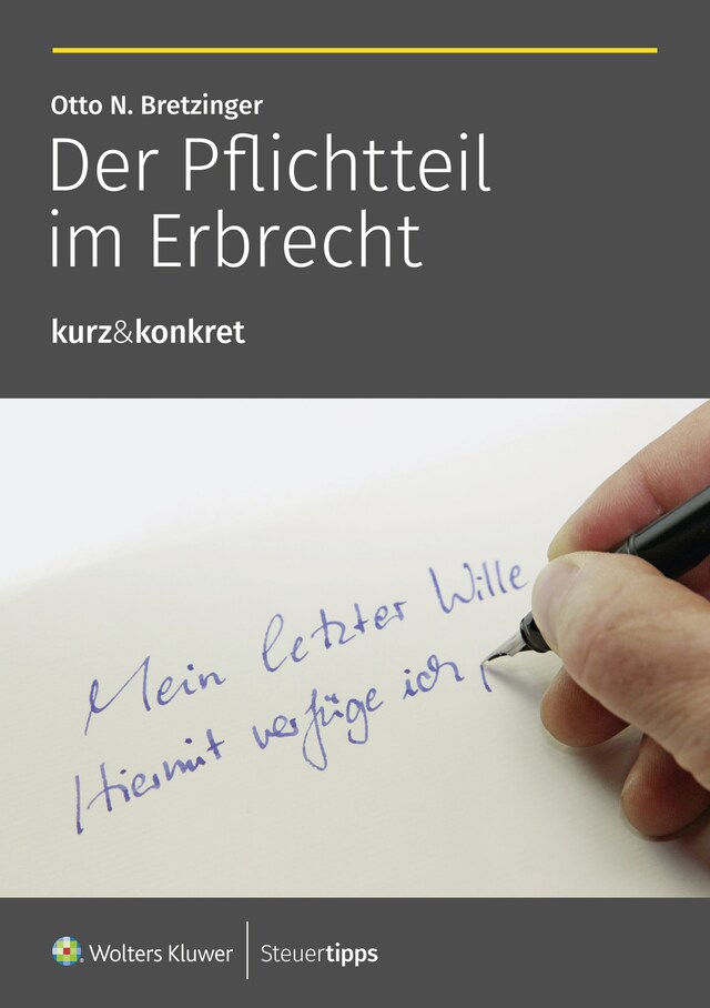 Buchcover für Der Pflichtteil im Erbrecht