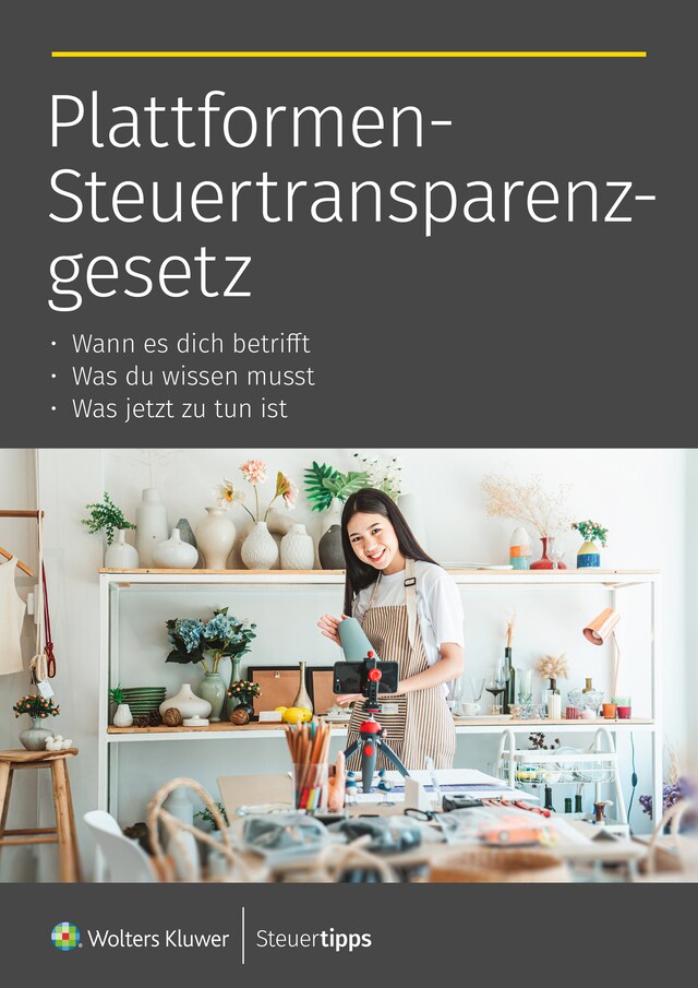 Buchcover für Plattformen-Steuertransparenzgesetz