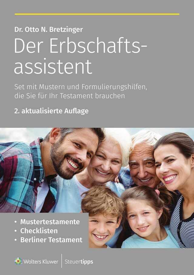 Kirjankansi teokselle Der Erbschaftsassistent