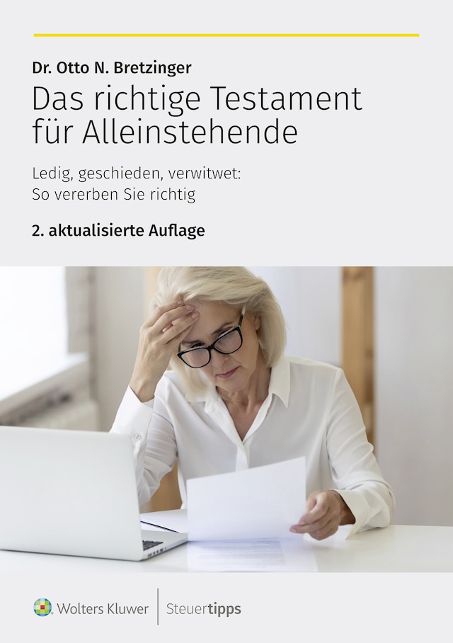 Buchcover für Das richtige Testament für Alleinstehende