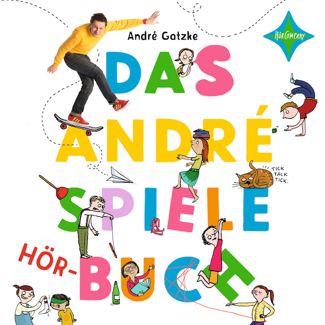 Couverture de livre pour Das André-Spiele-Hörbuch