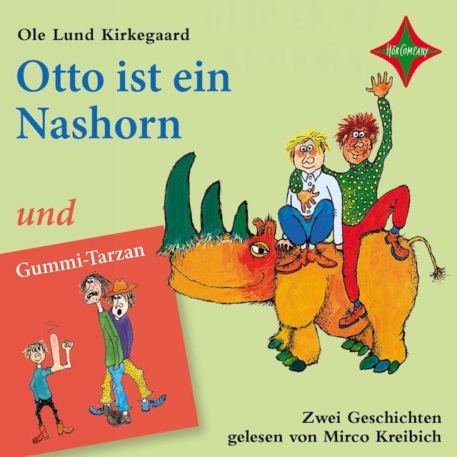 Book cover for Otto ist ein Nashorn und Gummi-Tarzan