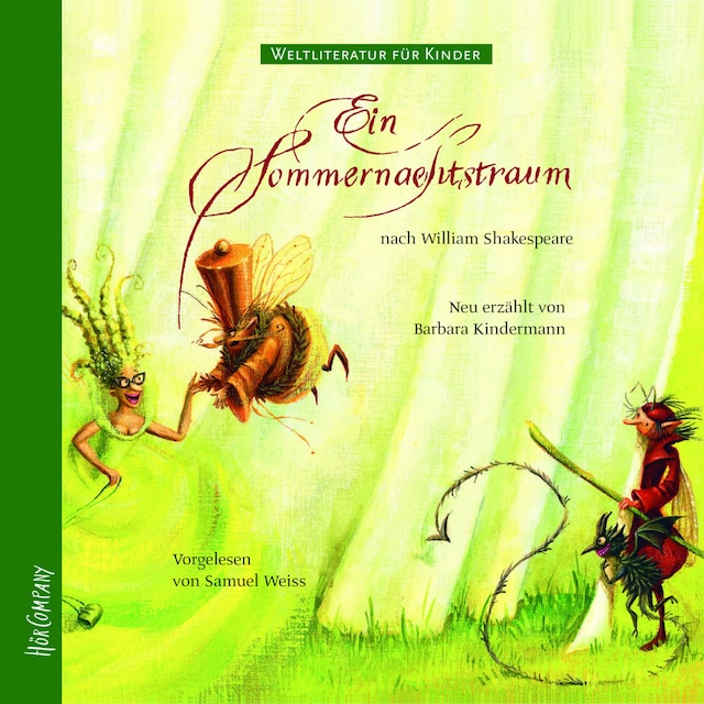 Buchcover für Weltliteratur für Kinder - Ein Sommernachtstraum von William Shakespeare