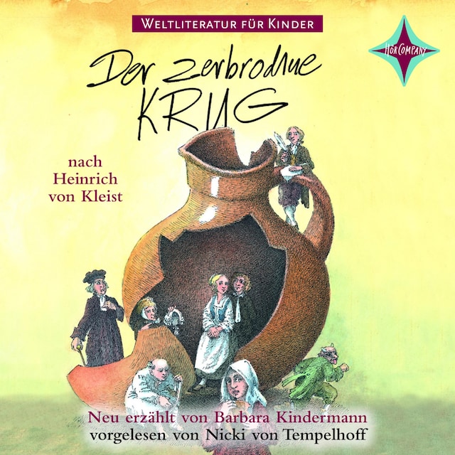 Book cover for Weltliteratur für Kinder - Der zerbrochene Krug von Heinrich von Kleist