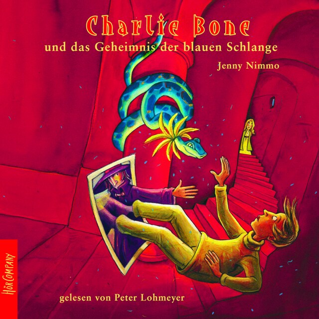 Copertina del libro per Charlie Bone und das Geheimnis der blauen Schlange