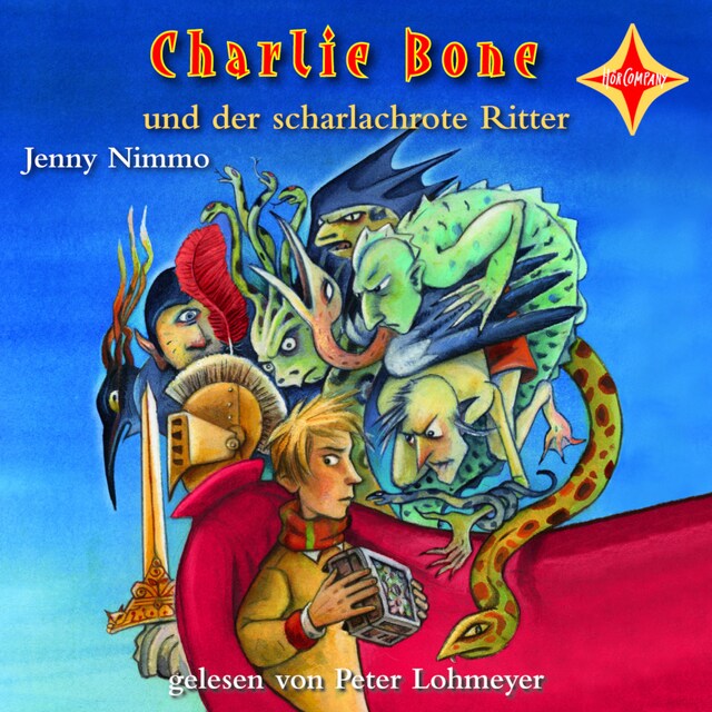Copertina del libro per Charlie Bone und der scharlachrote Ritter