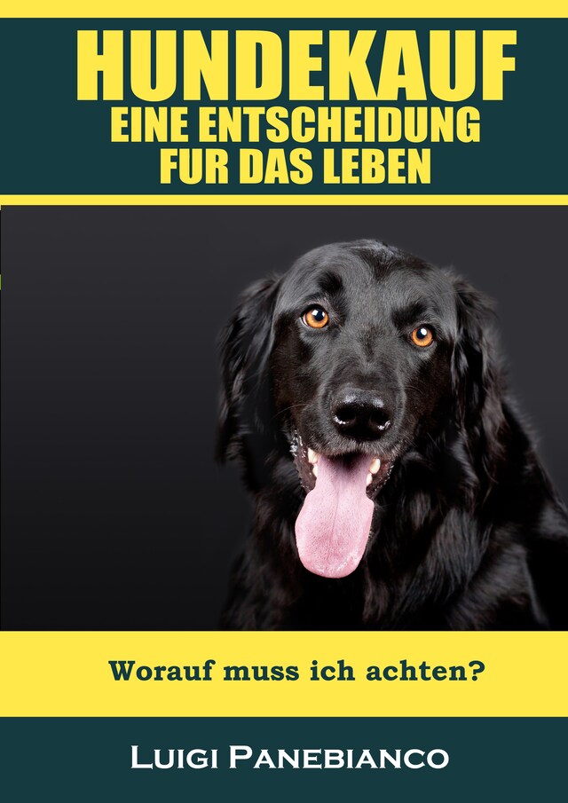 Buchcover für Hundekauf eine Entscheidung für das Leben