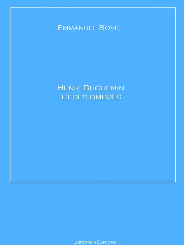 Portada de libro para Henri Duchemin et ses ombres